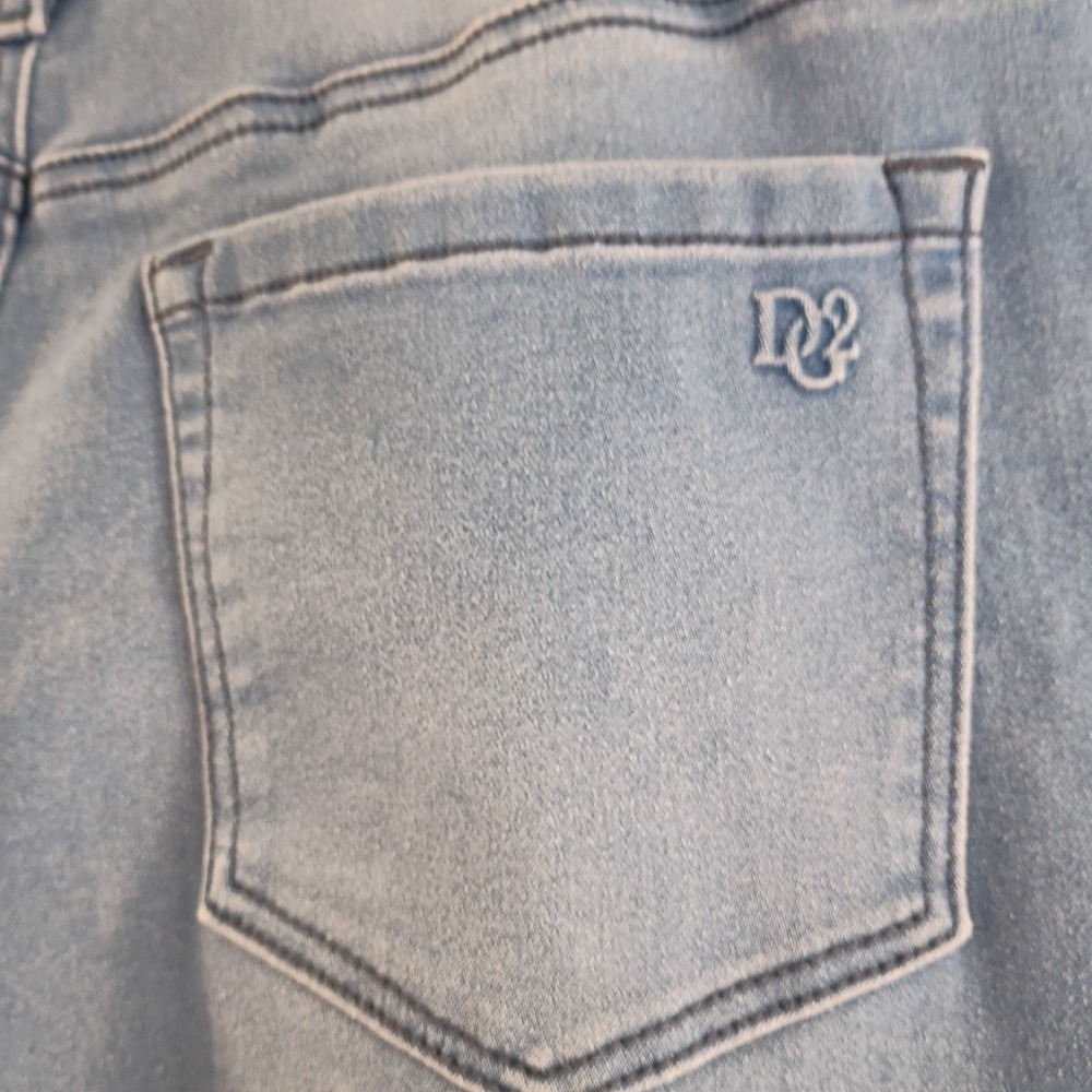 DG2 Diane Gilman Stretchy Jeans Size 10P Two Tone Color High Rise EUC‎ - Picture 8 of 11